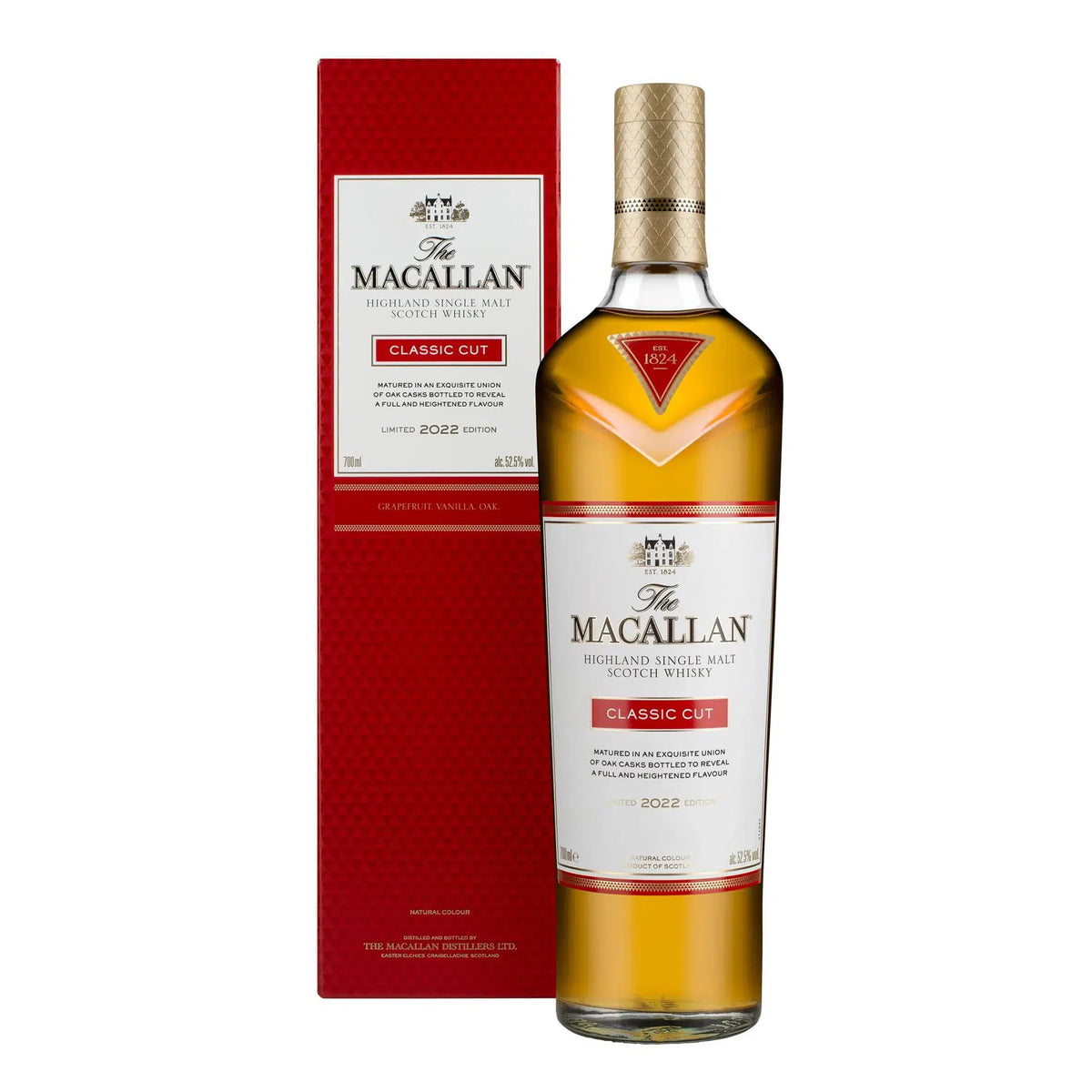 The Macallan Classic Cut 2022 Edition Cask Strength Single Malt Scotch Whisky 700ml