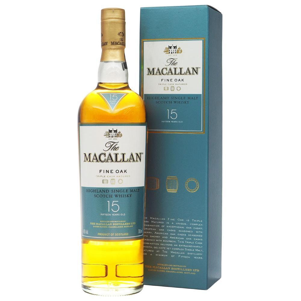 The Macallan Fine Oak 15 Year Old Whisky 700ml