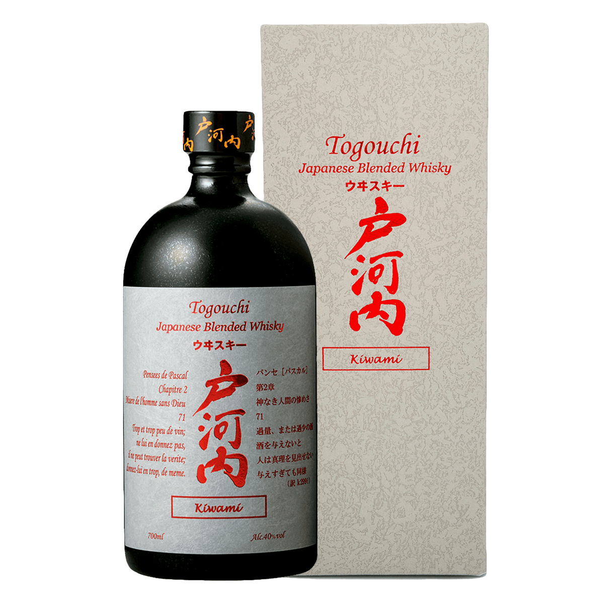 Togouchi Kiwami Blended Japanese Whisky 700ml