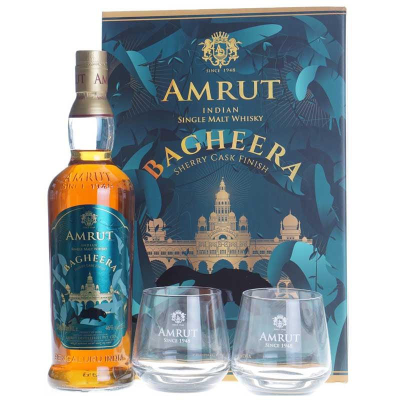 Amrut Bagheera Gift Pack Indian Single Malt Whisky 700ml