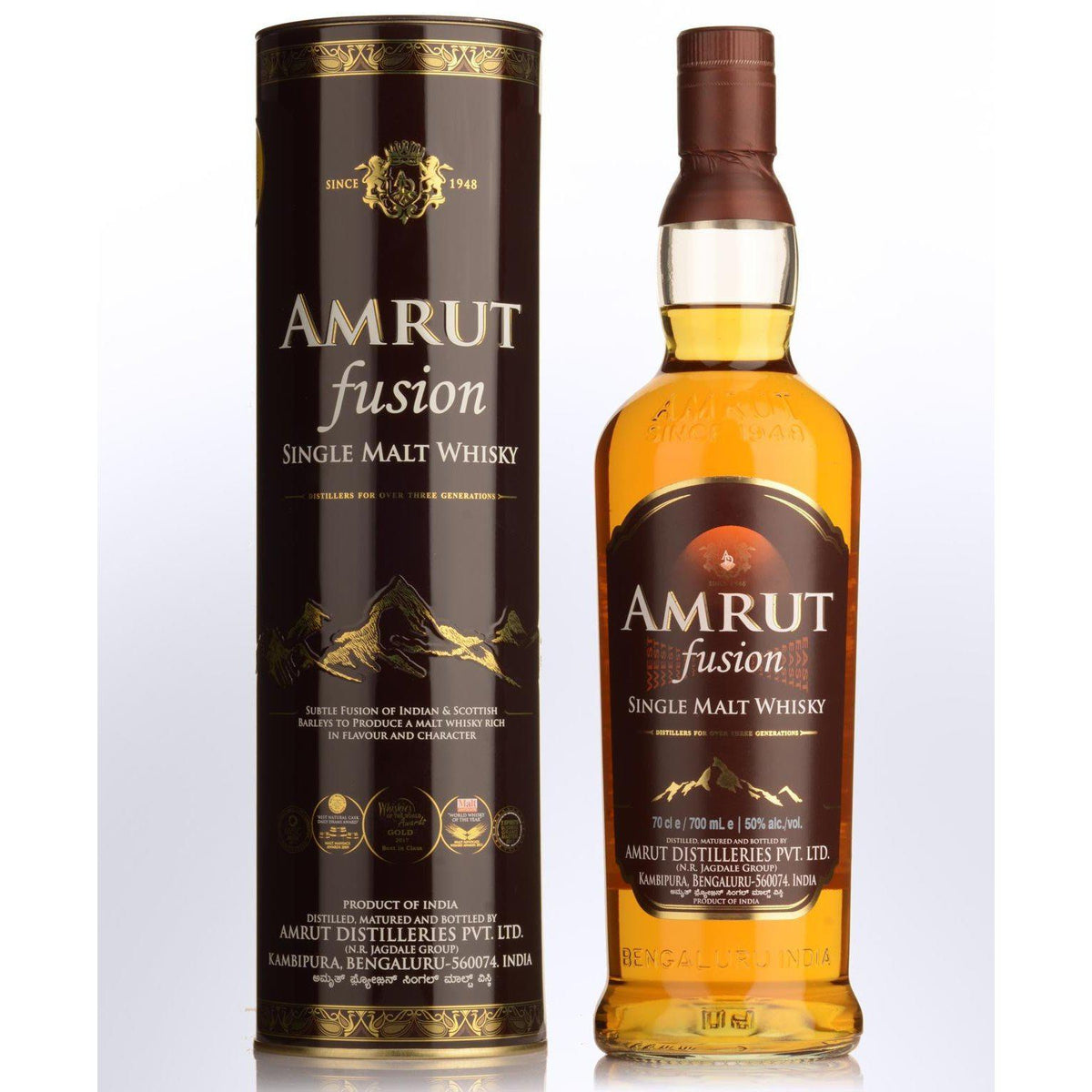 Amrut Fusion Indian Whisky 700mL - Paul’s Liquor