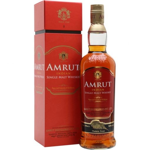 Amrut Madeira Finish Limited Edition Single Malt Indian Whisky 700ml
