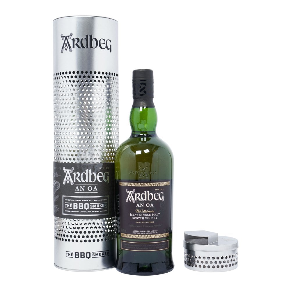 Ardbeg An Oa Single Malt Scotch Whisky 700ml with BBQ Smoker Tin