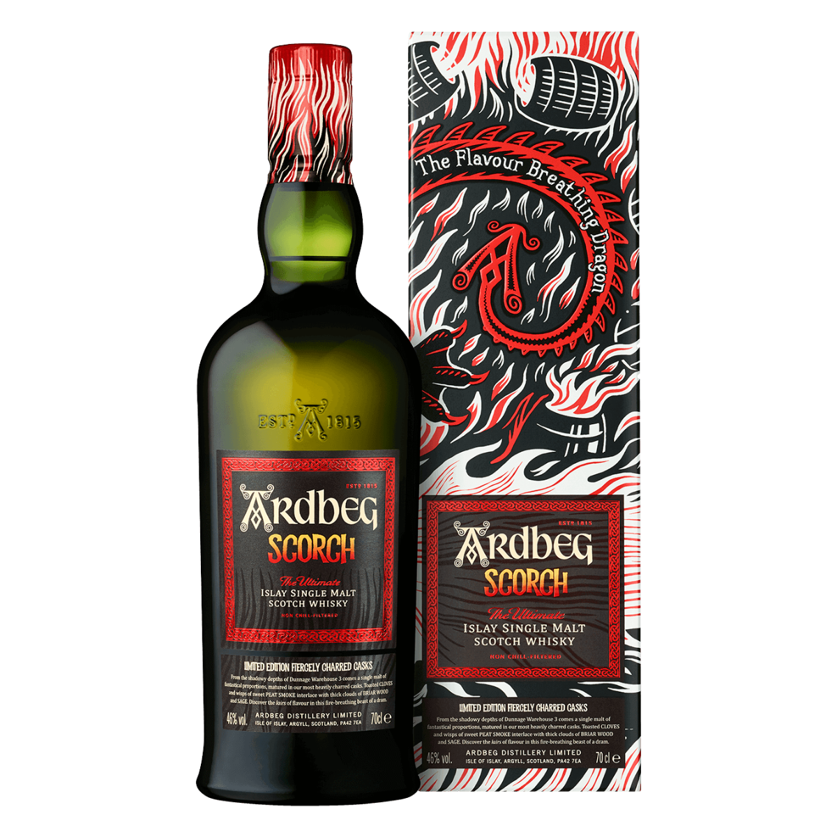 Ardbeg Scorch Single Malt Scotch Limited Edition Whisky 700ml (Ardbeg Day Release 2021)