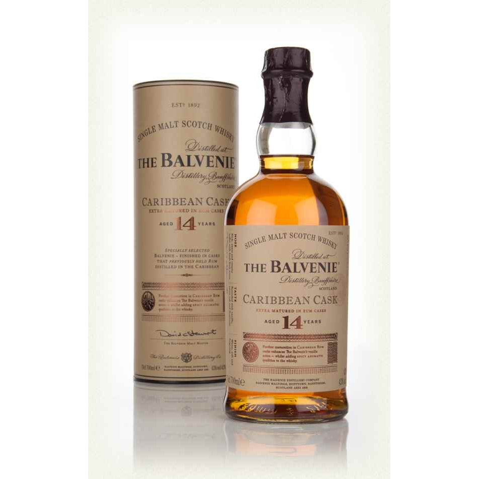 The Balvenie 14 Year Old Caribbean Cask Single Malt Scotch Whisky 700ml