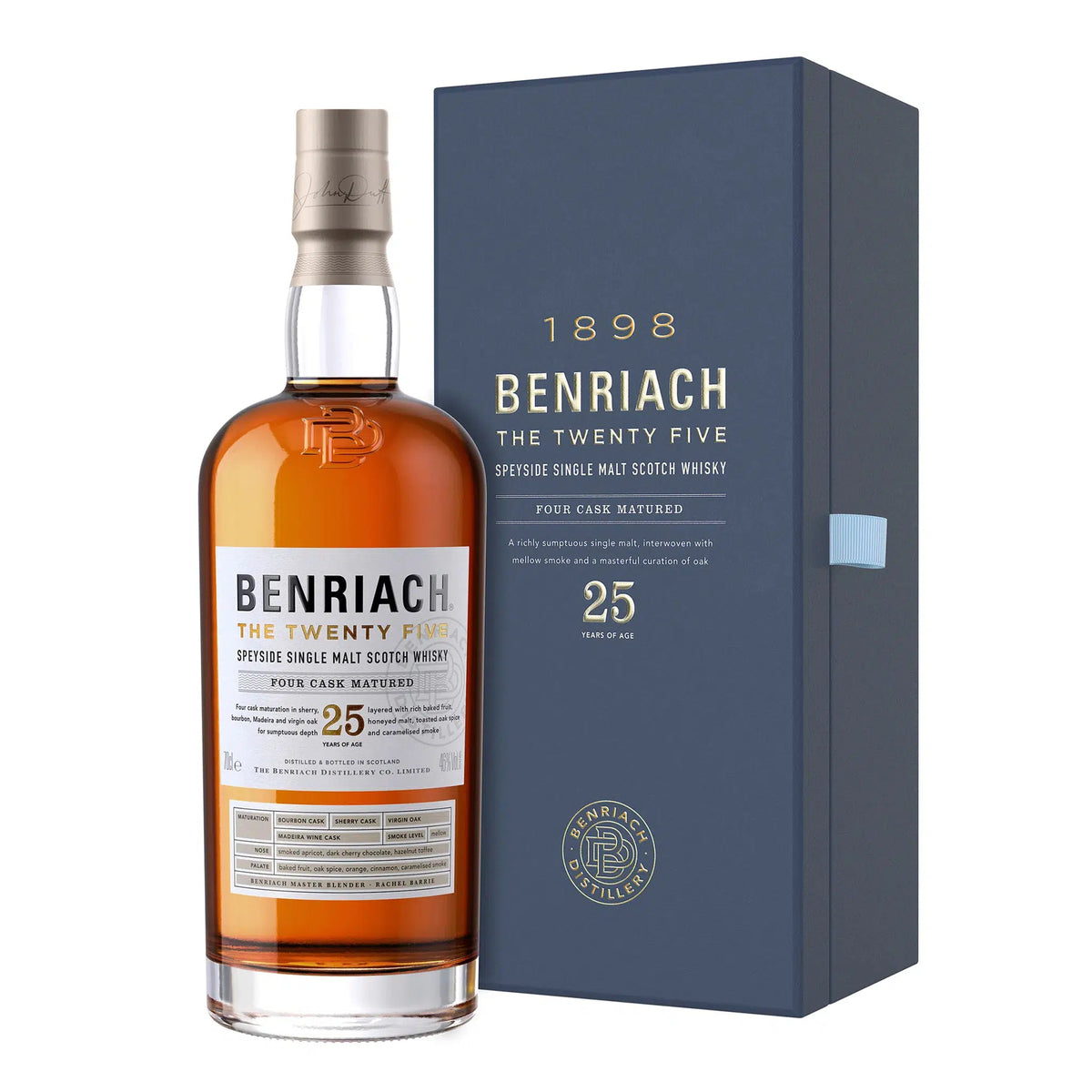 Benriach 25 Year Old Single Malt Scotch Whisky 700ml