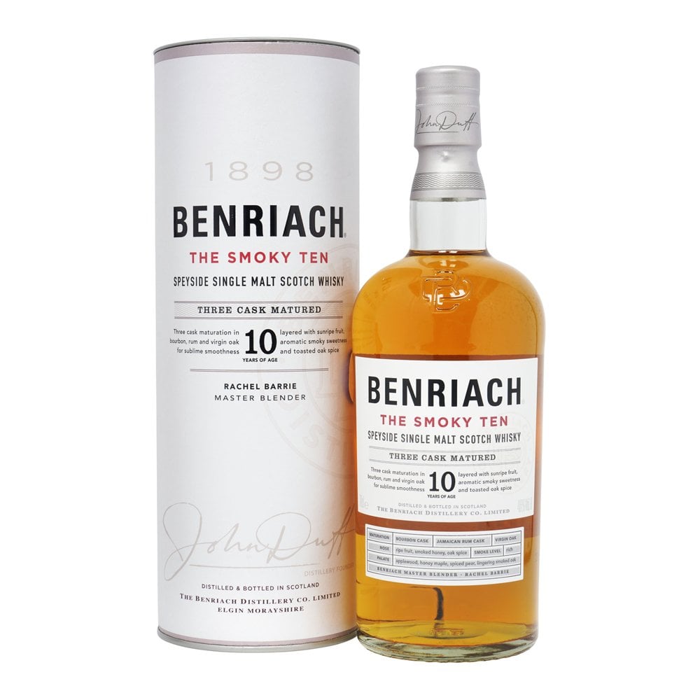 Benriach The Smoky Ten 10 Year Old Single Malt Whisky 700ml
