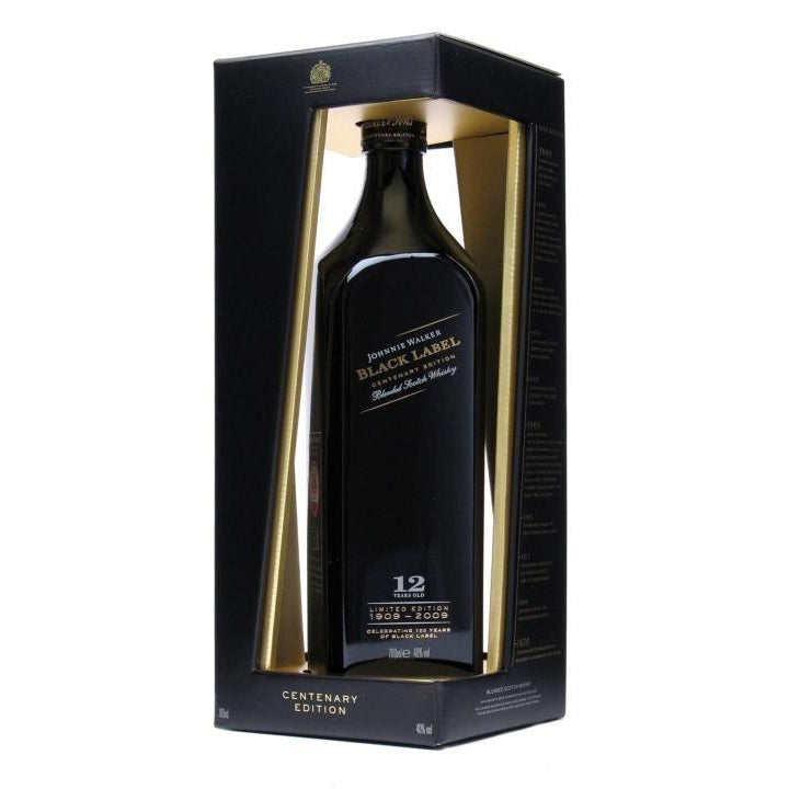 Johnnie Walker 12 Years Old Black Label Blended Malt Scotch Whisky Centenary Limited Edition 750ml
