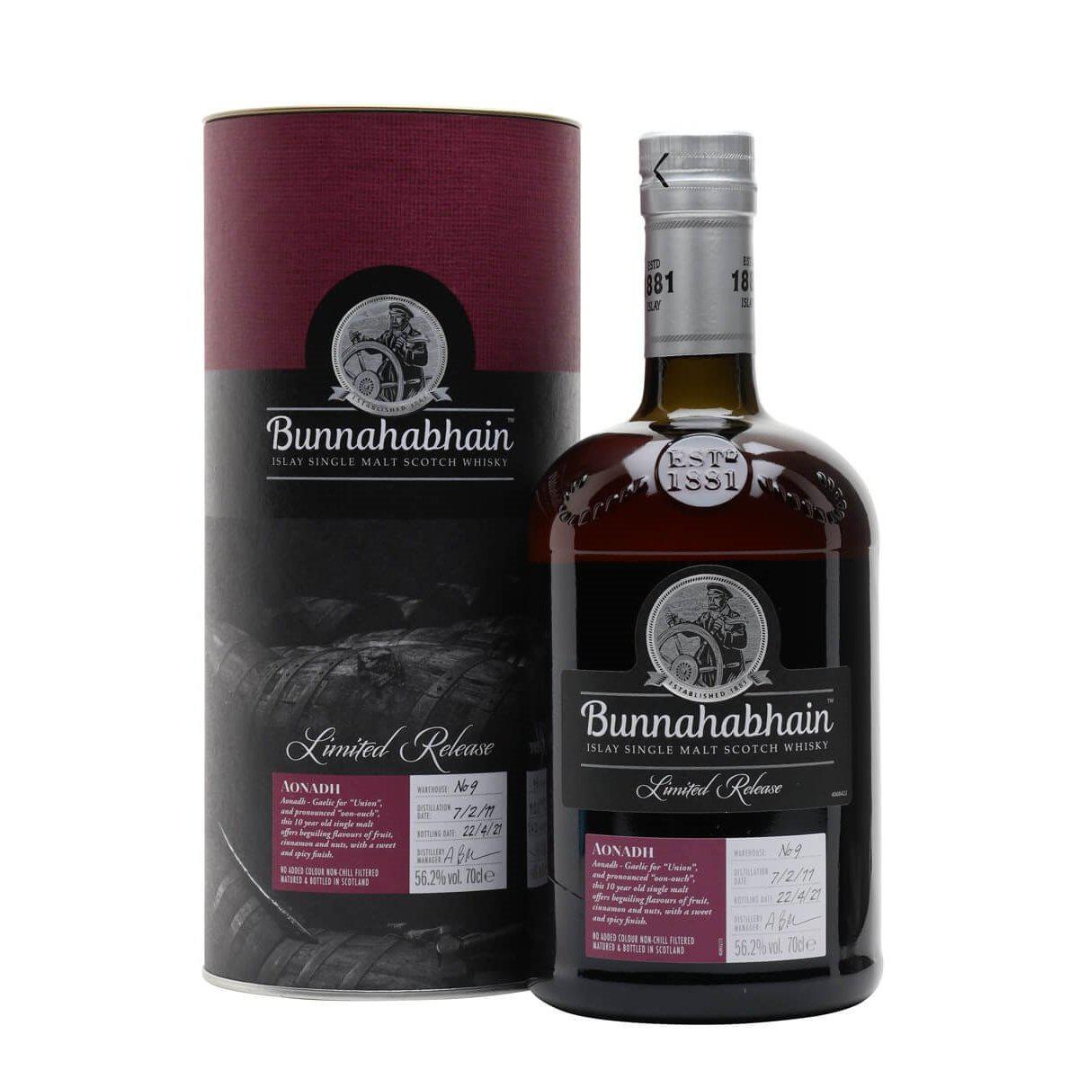 Bunnahabhain Aonadh 10 Year Old Islay Single Malt Scotch Whisky 700ml