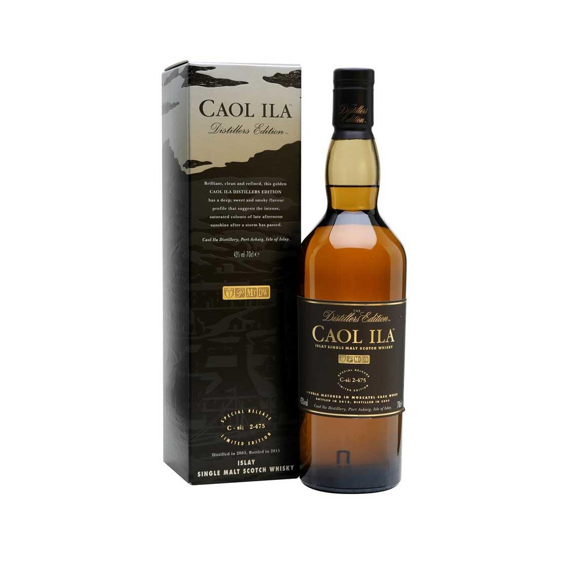 Caol Ila Distillers Edition Single Malt Scotch Whisky 700ml