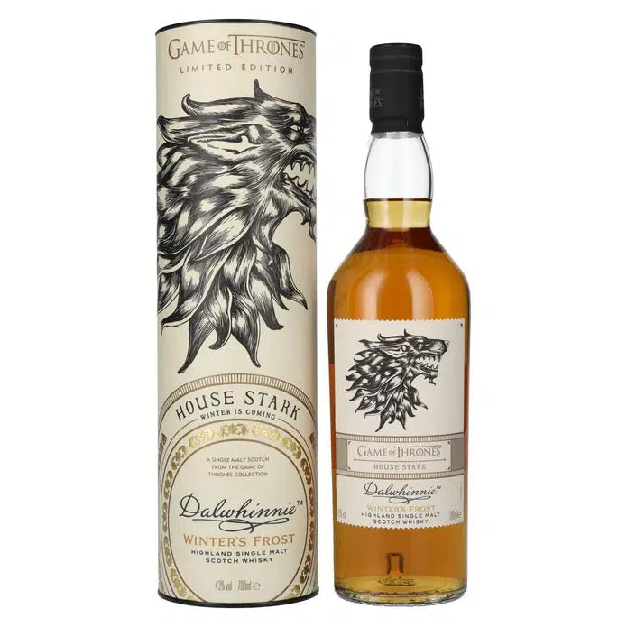 Dalwhinnie Winter's Frost Game of Thrones House Stark Limited Edition Single Malt Scotch Whisky 700ml