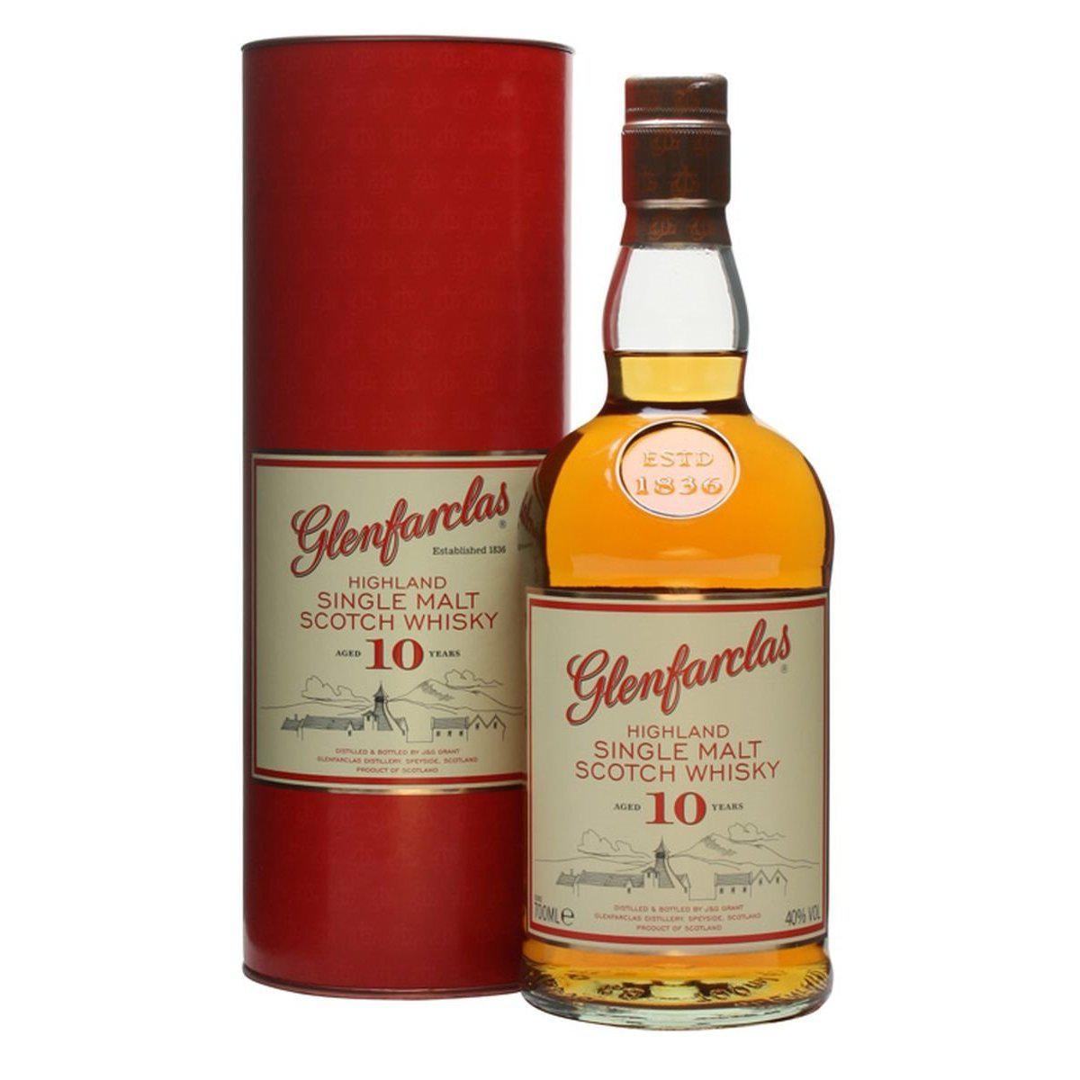 Glenfarclas 10 Year Old Single Malt Scotch Whisky 700ml