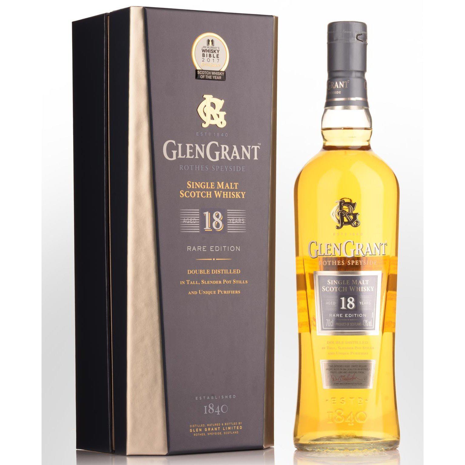 Glen Grant 18 Years Rare Edition Single Malt Scotch Whisky 700ml