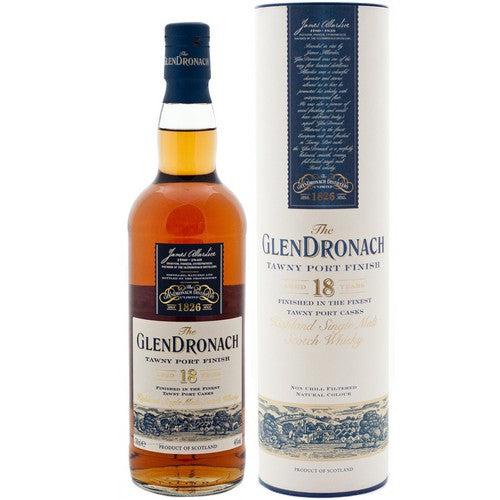 Glendronach Tawny Port Finish 18 Year Old Single Malt Scotch Whisky 700ml