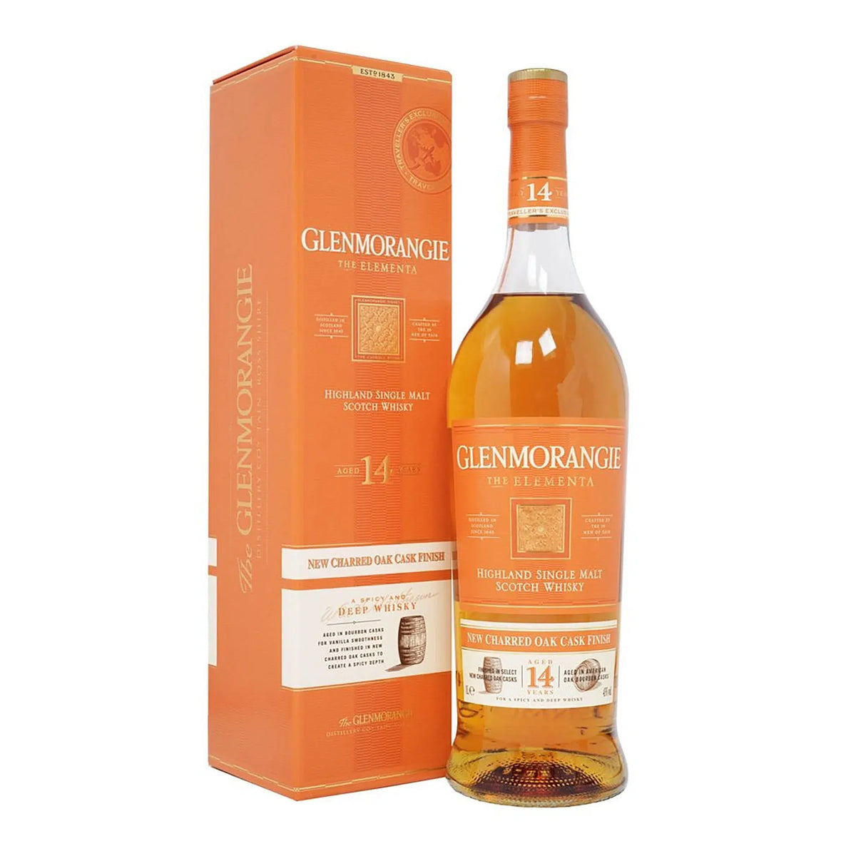Glenmorangie The Elementa 14 Year Old Single Malt Scotch Whisky 1L Glenmorangie The Elementa 14 Year Old Single Malt Scotch Whisky 1L