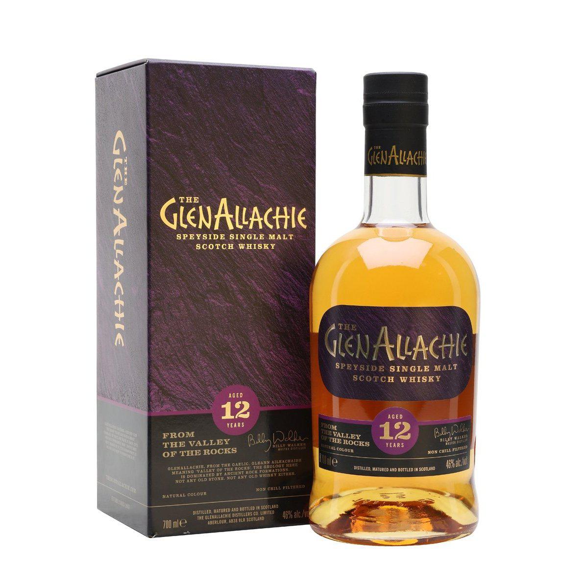 GlenAllachie 12 Year Old Single Malt Scotch Whisky 700ml