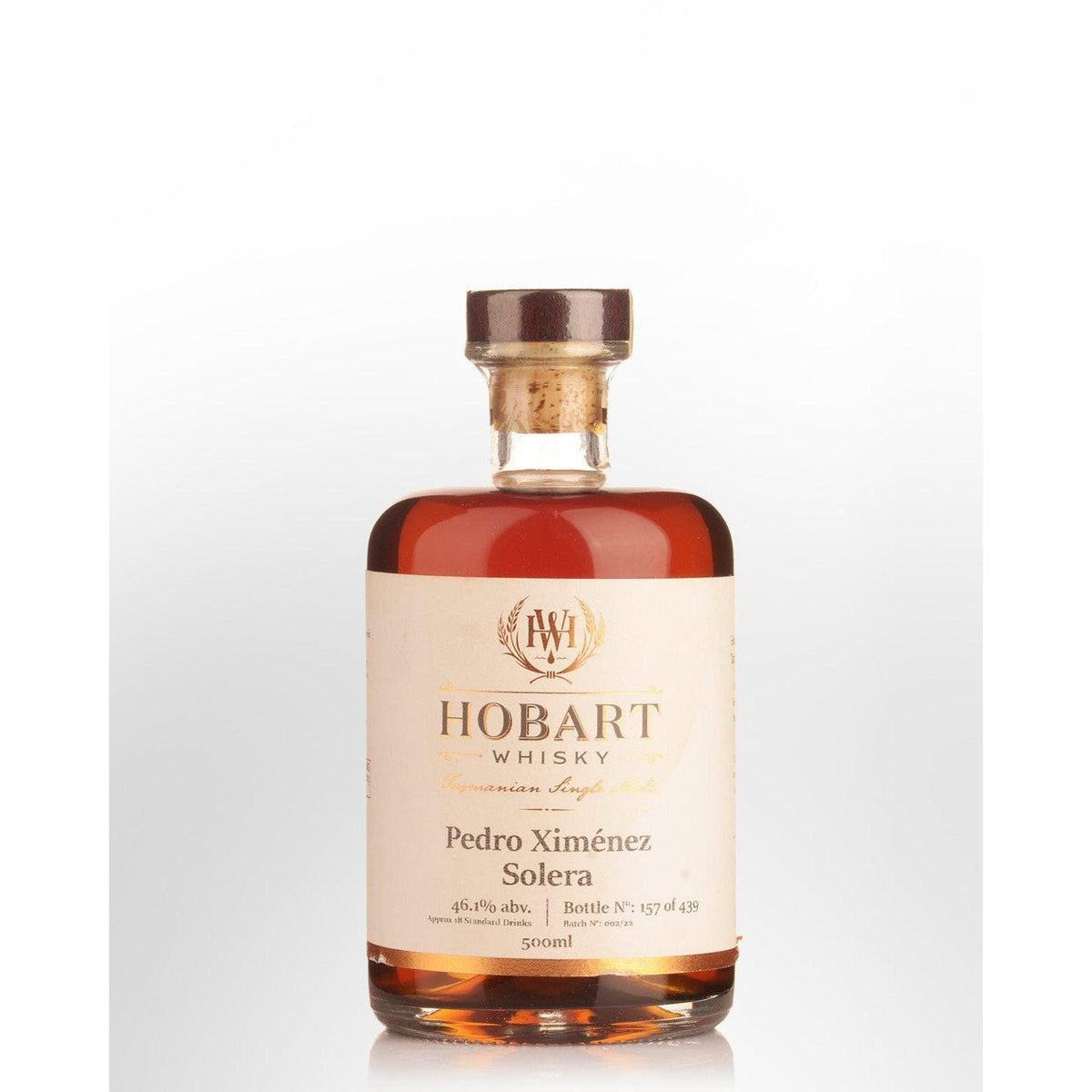 Hobart Whisky Pedro Ximénez Solera Australian Single Malt Whisky 500ml