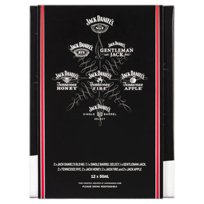 Jack Daniel's Tennessee Whiskey 12 Day Calendar 12 X 50ml