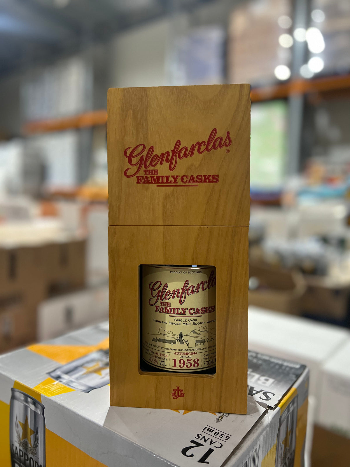 Glenfarclas 1958 Family Casks 56 Years Old A14 Sherry Cask #2065 700ml