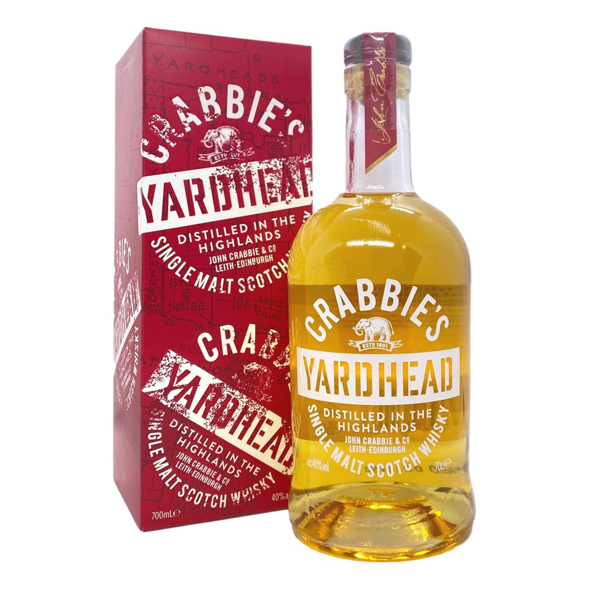 Crabbies Yardhead (Discontinued Packaging) Single Malt Whisky 700ml