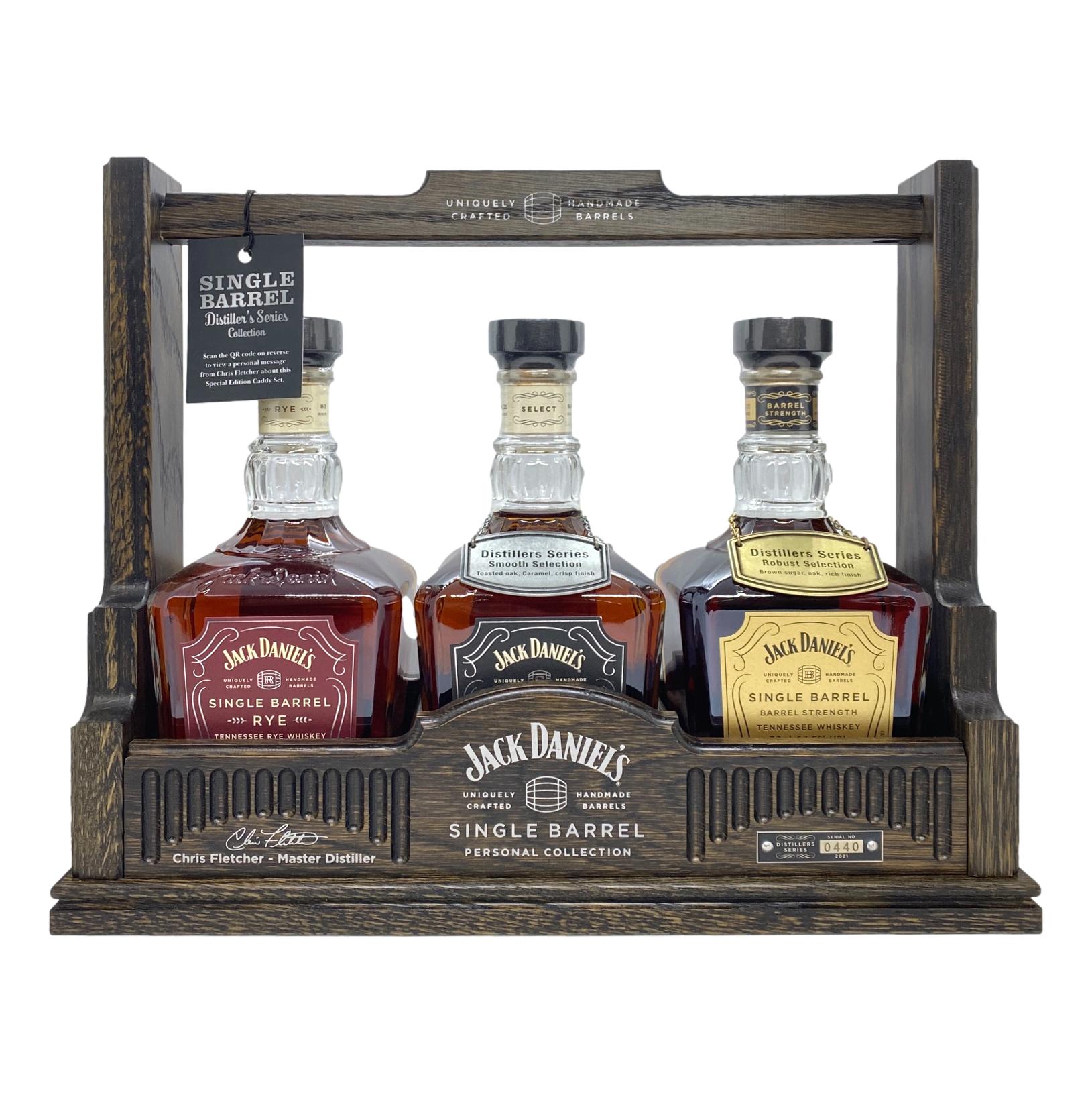 Jack Daniel's Single Barrel Distillers Series Limited Edition Caddy 3x700ml