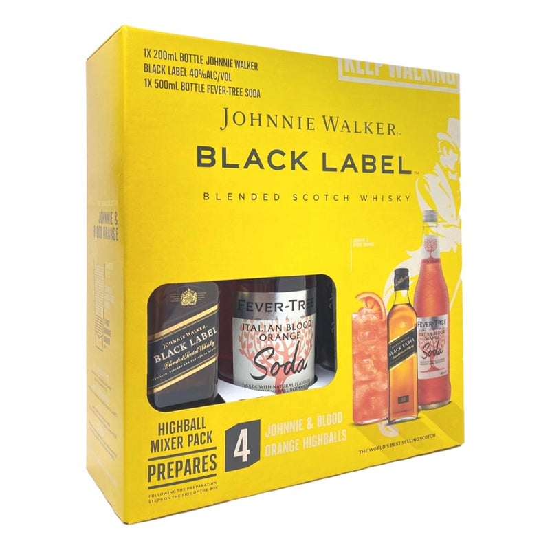 Johnnie Walker Black Label Highball Mixer Pack