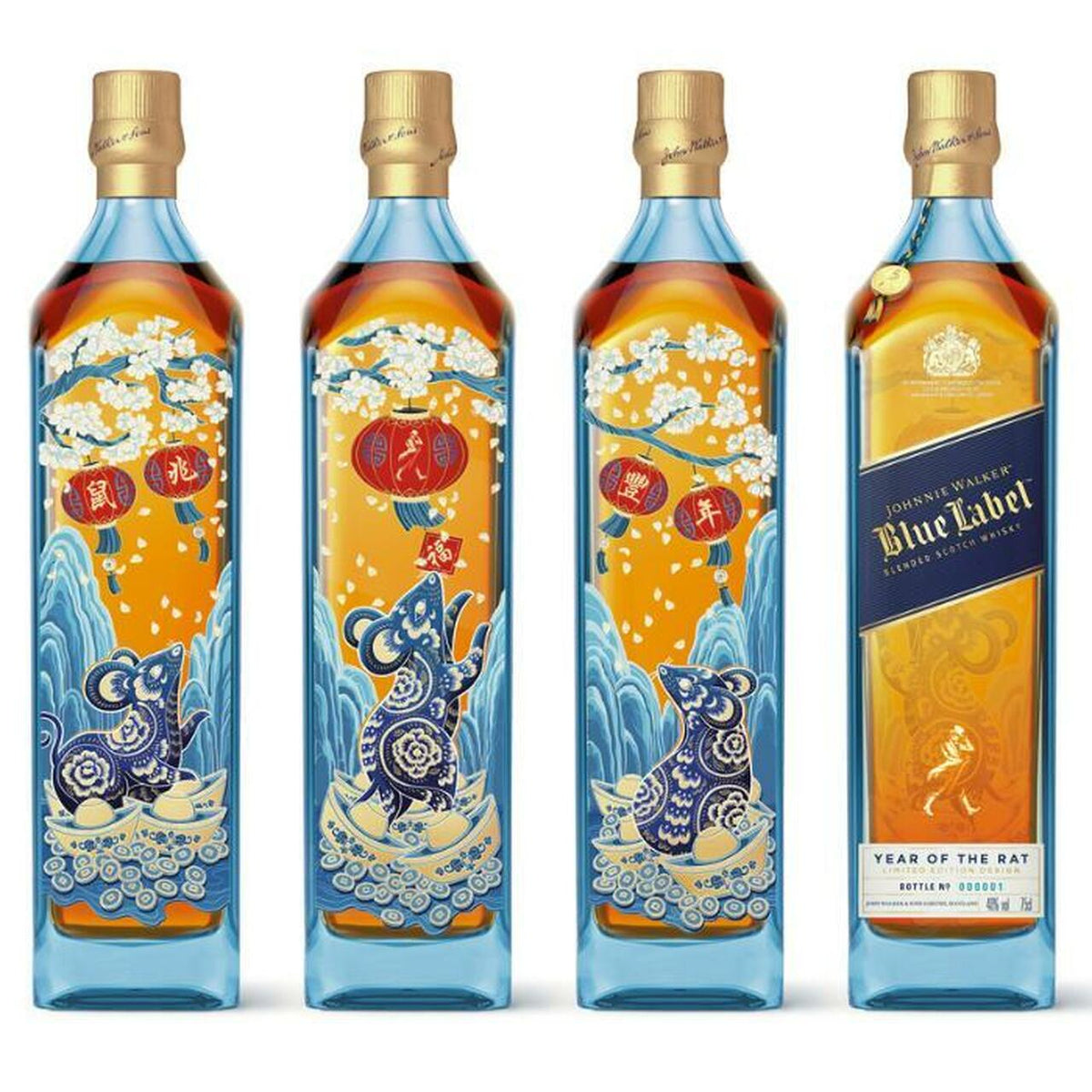Johnnie Walker Blue Label Year of the Rat Blended Scotch Whisky 750ml
