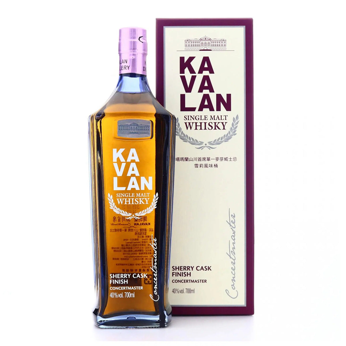 Kavalan Concertmaster Sherry Cask Finish Single Malt Taiwanese Whisky