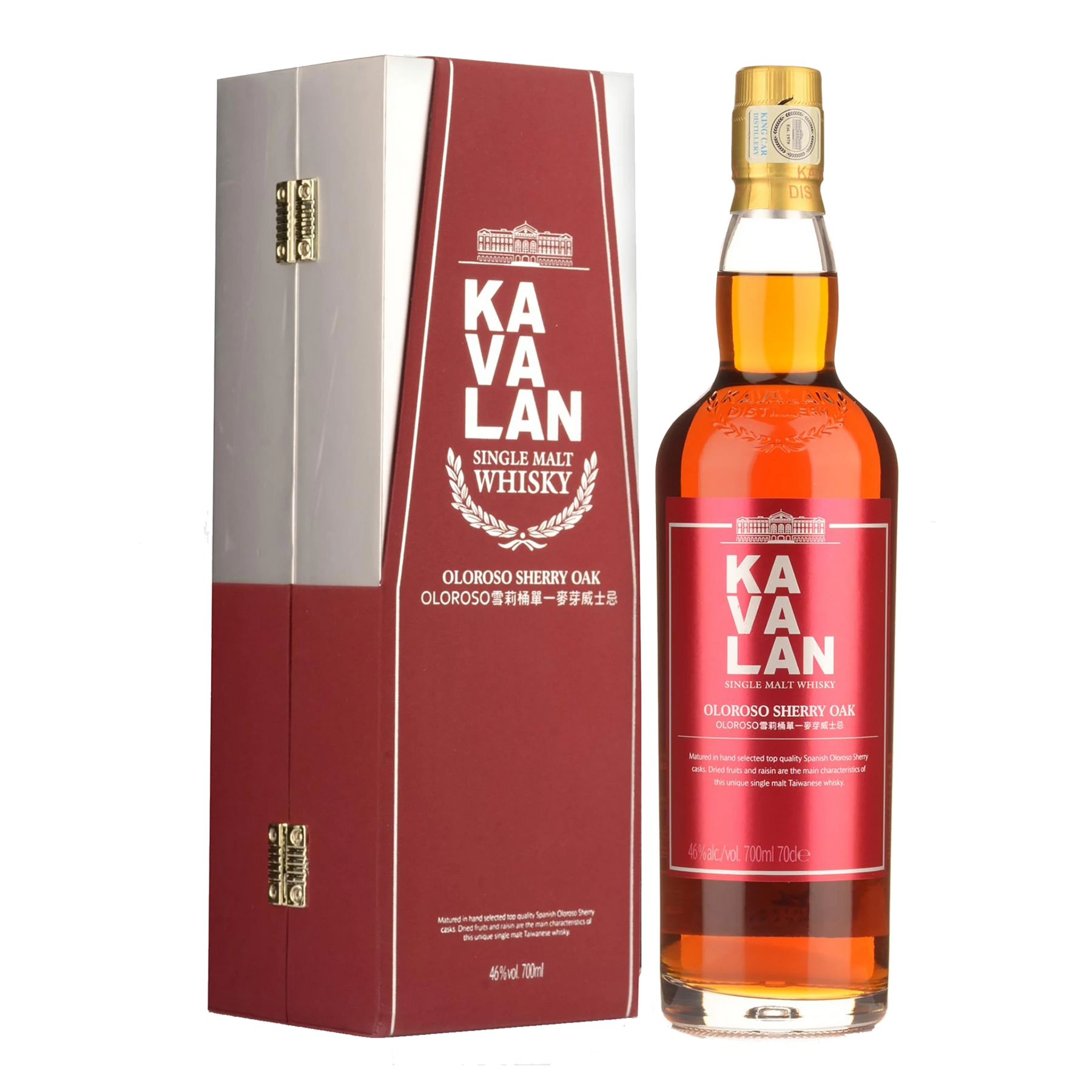 Kavalan Oloroso Sherry Oak Single Malt Taiwanese Whisky 700ml