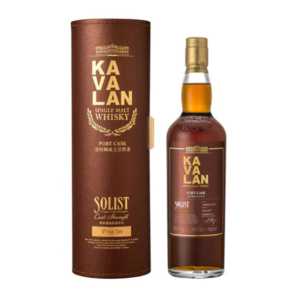 Kavalan Solist Port Cask Strength Single Malt Taiwanese Whisky 700ml
