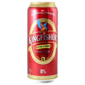 Kingfisher Premium Strong 8% Indian Beer 500ml