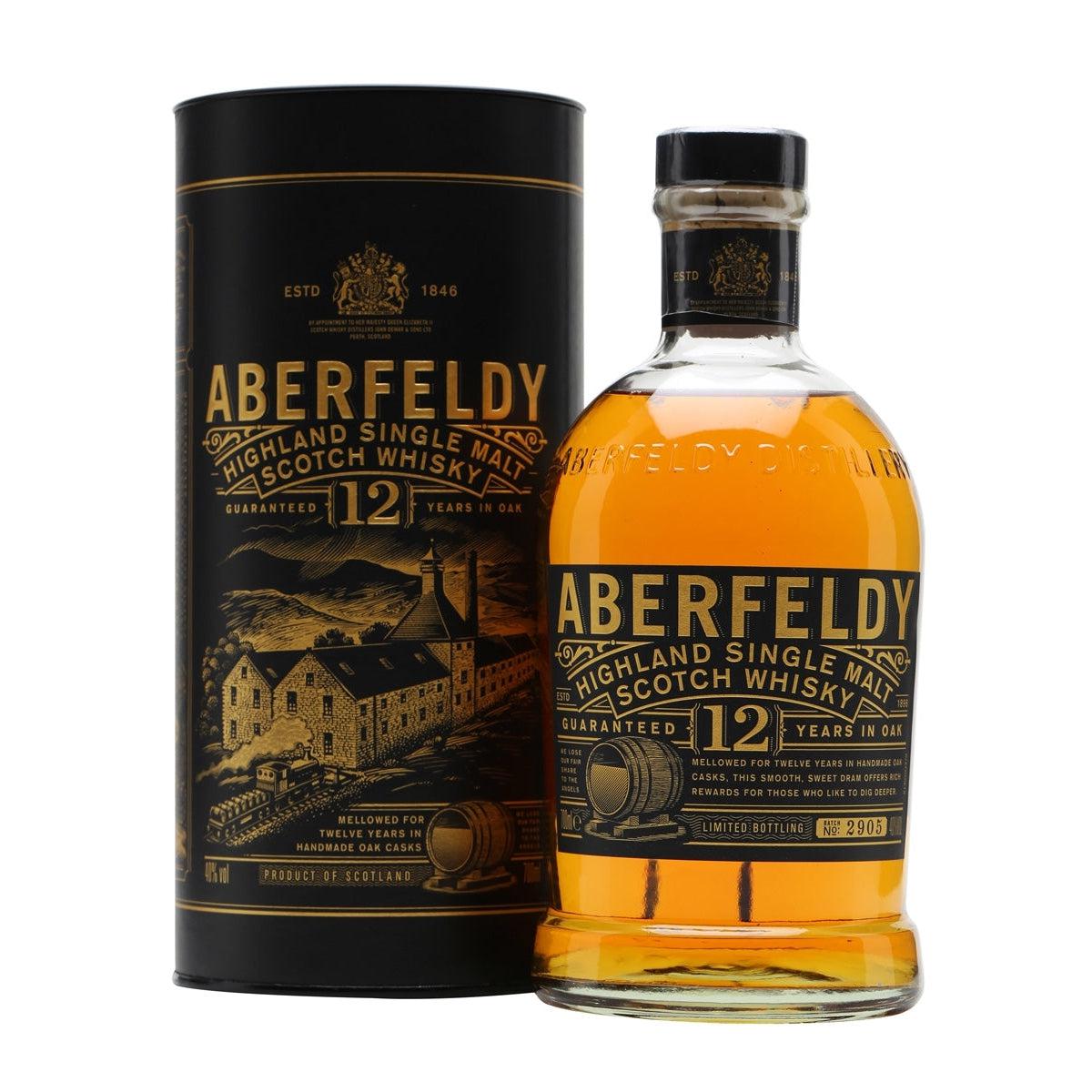 Aberfeldy 12YO Single Malt Scotch Whisky 700ml