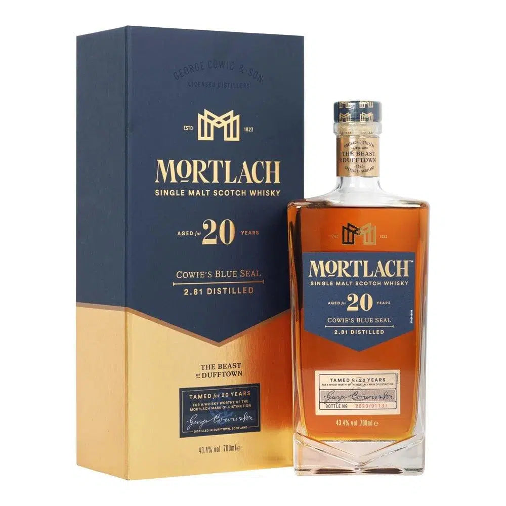 Mortlach Cowie's Blue Seal 20 Years Old Single Malt Whisky 750ml