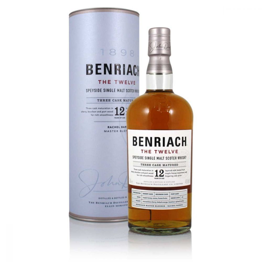 Benriach The Twelve 12 Year Old Single Malt Scotch Whisky 700ml