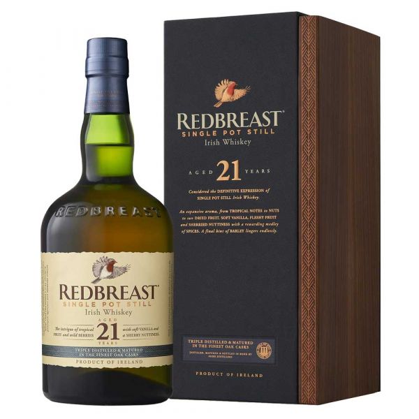 Redbreast 21 Year Old Single Pot Still Irish Whiskey 700ml
