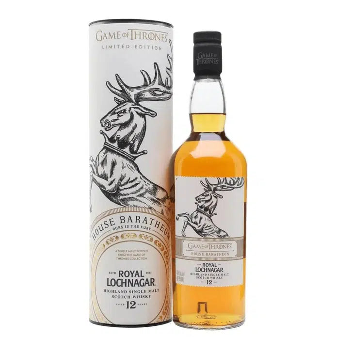 Royal Lochnagar 12 Year Old Game of Thrones House Baratheon Limited Edition Single Malt Scotch Whisky 700ml