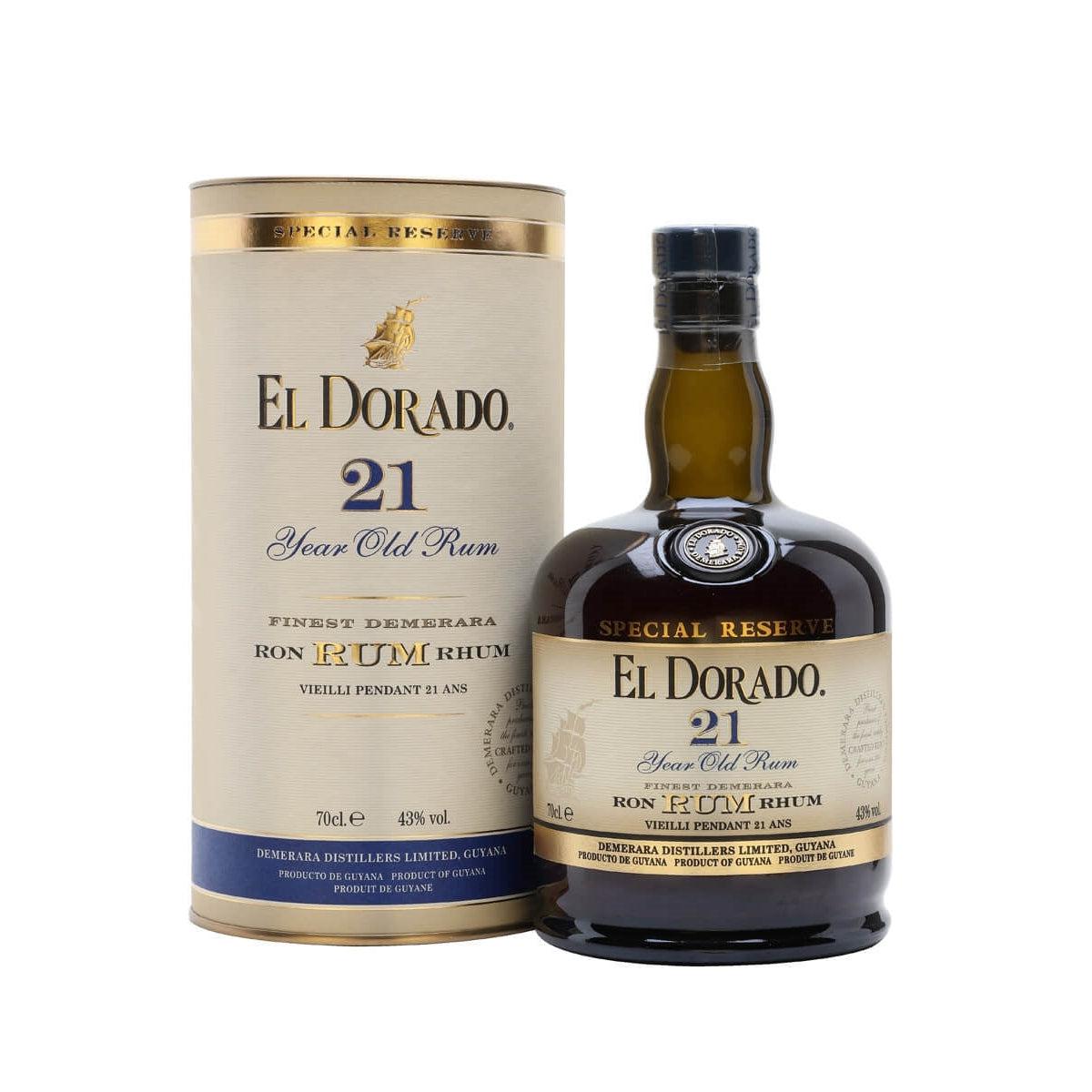 El Dorado Rum 21 Year Old Rum 750ml