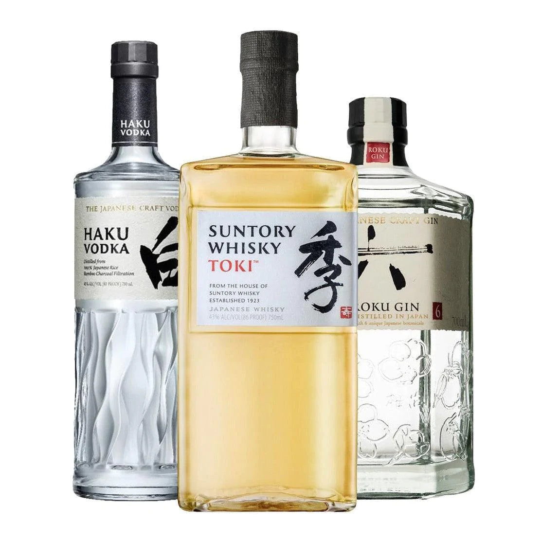 Suntory Whisky Toki With Haku Vodka And Roku Gin