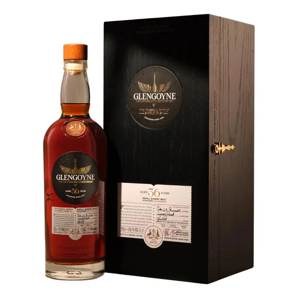 Glengoyne 36 Year Old Russell Family Cask Highland Single Malt Scotch Whisky 700ml