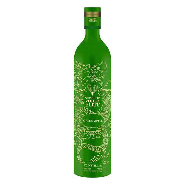 Royal Dragon Elite Green Apple Flavoured Vodka 700ml