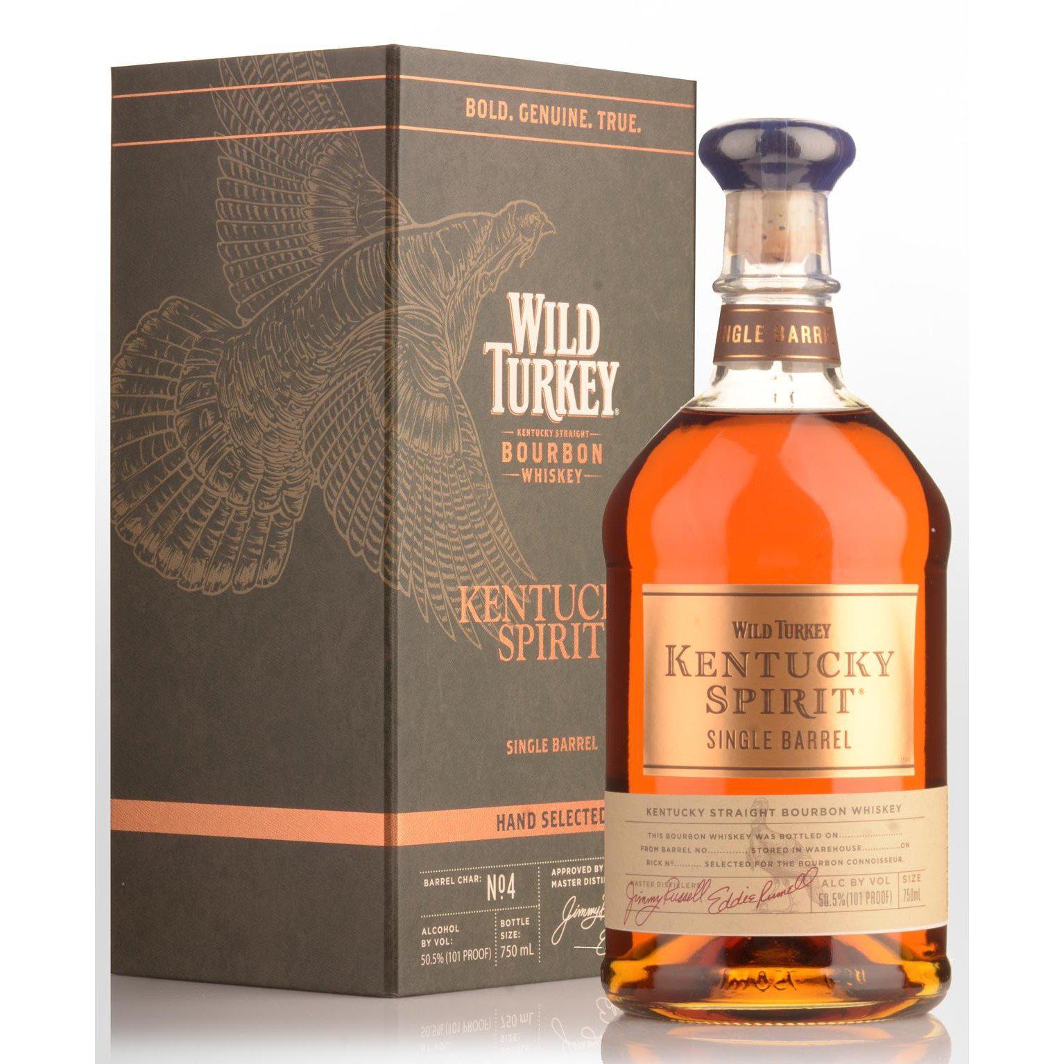 Wild Turkey Kentucky Spirit Single Barrel Bourbon Whiskey 750ml