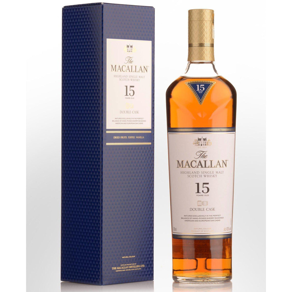 The Macallan Double Cask 15 Year Old Single Malt Scotch Whisky 700ml